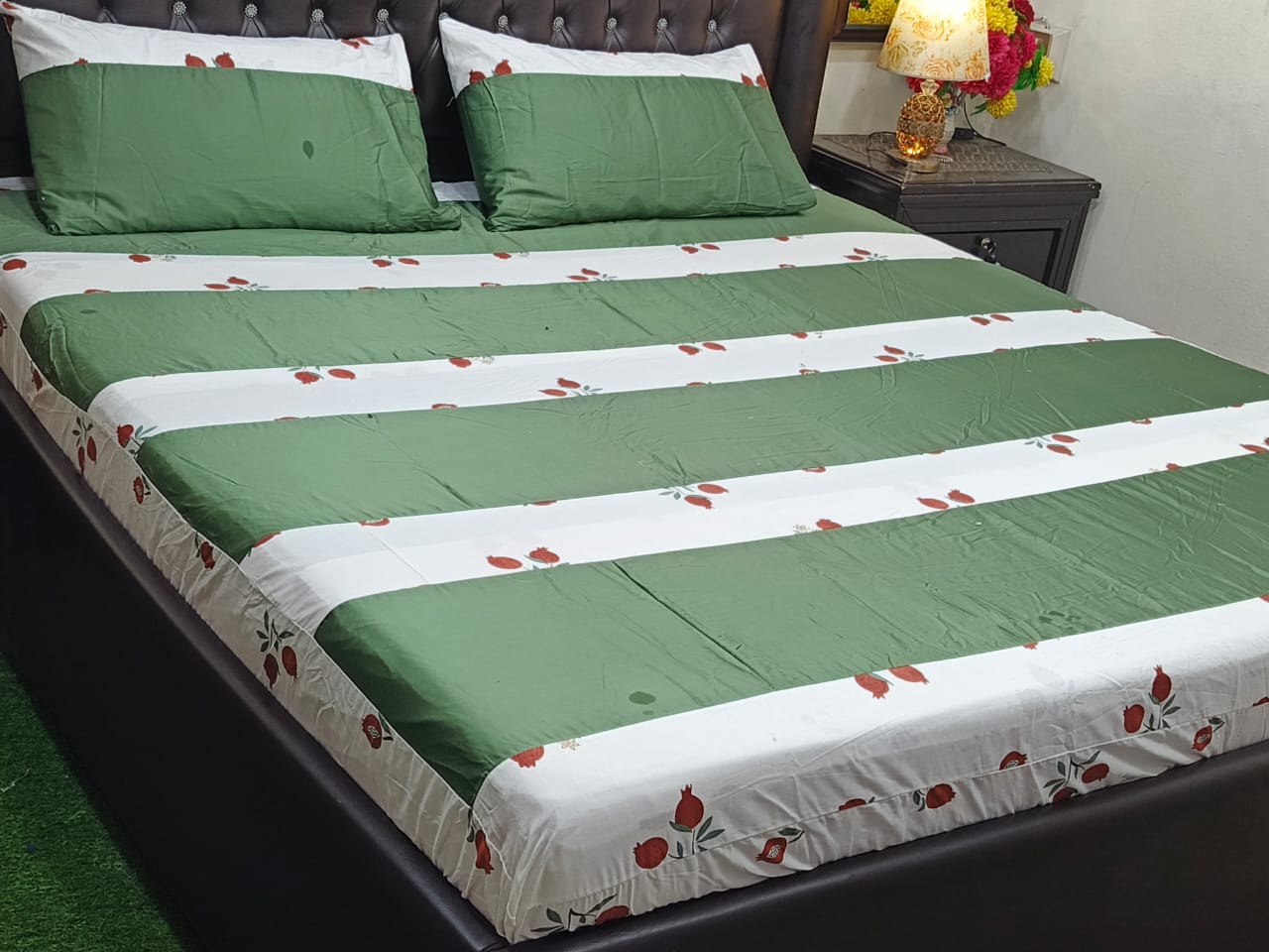 🛏️ Pure Cotton Fitted Bedsheet