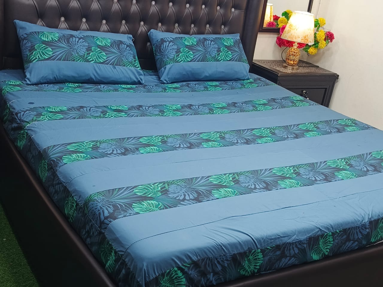 🛏️ Pure Cotton Fitted Bedsheet