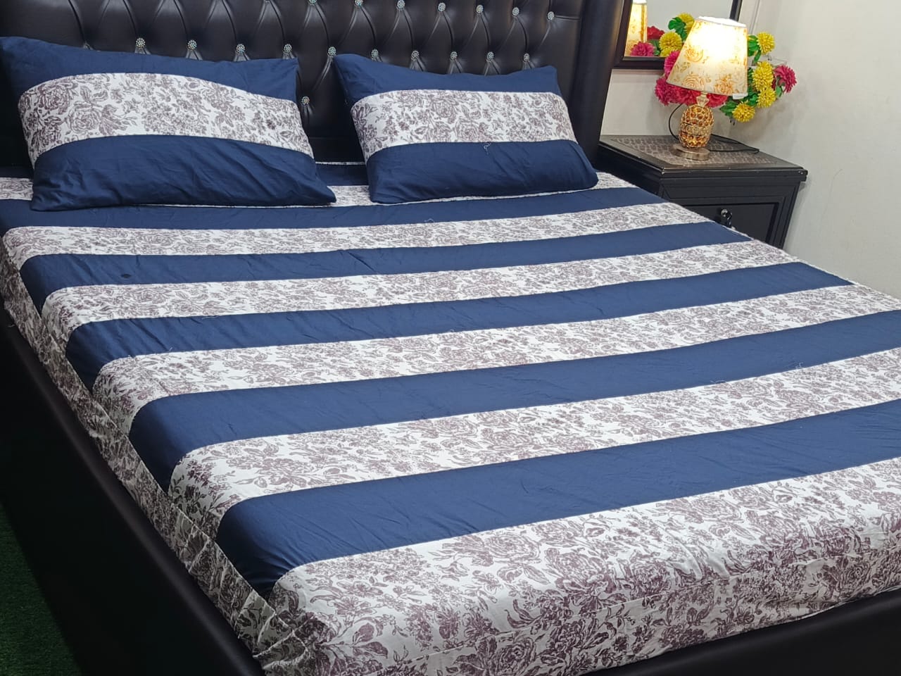 🛏️ Pure Cotton Fitted Bedsheet