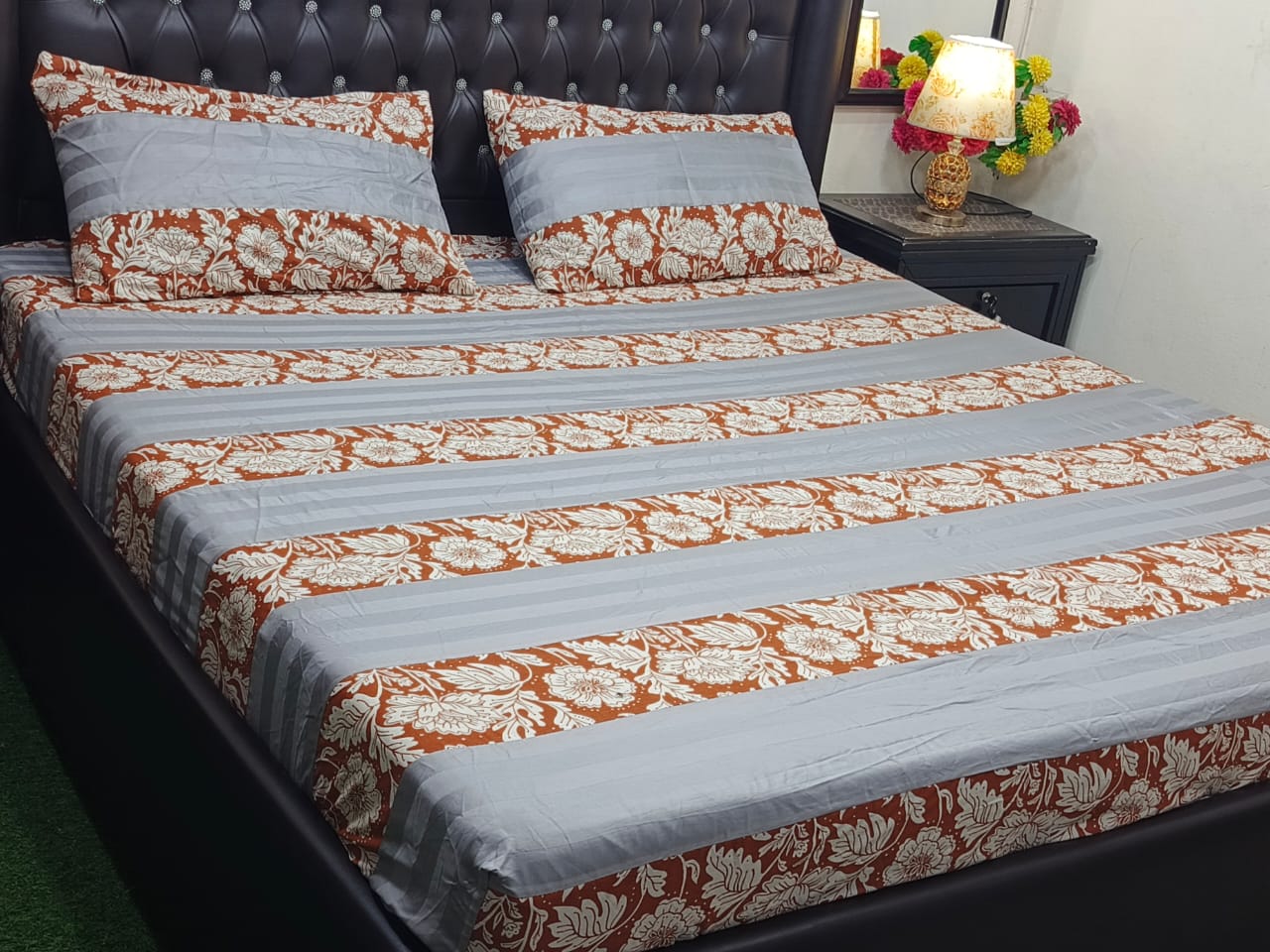 🛏️ Pure Cotton Fitted Bedsheet