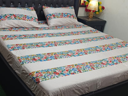 🛏️ Pure Cotton Fitted Bedsheet