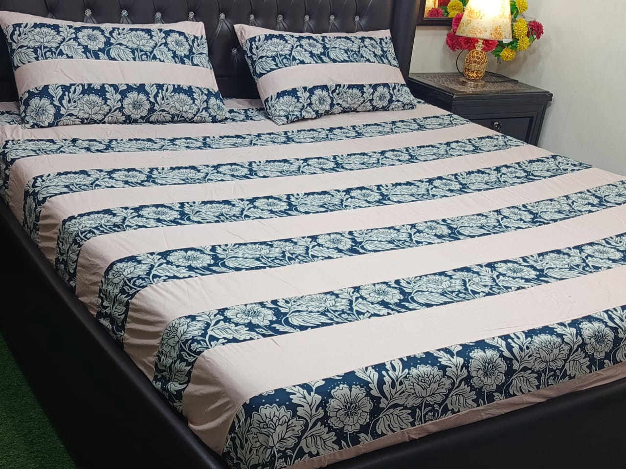 🛏️ Pure Cotton Fitted Bedsheet