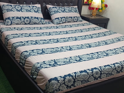🛏️ Pure Cotton Fitted Bedsheet