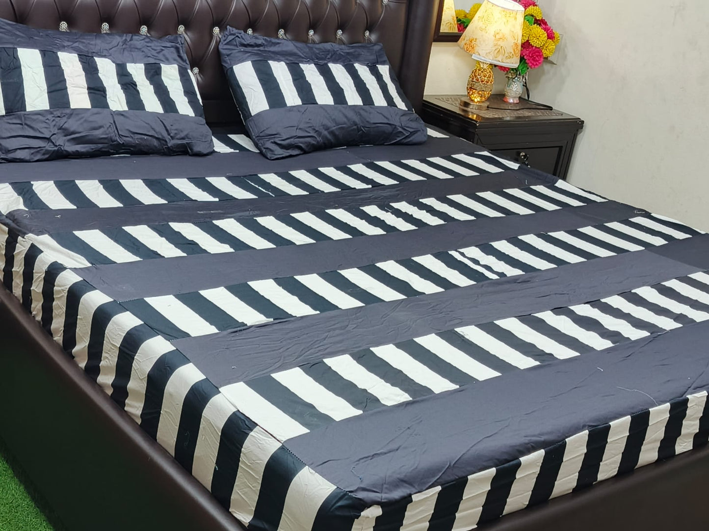 🛏️ Pure Cotton Fitted Bedsheet