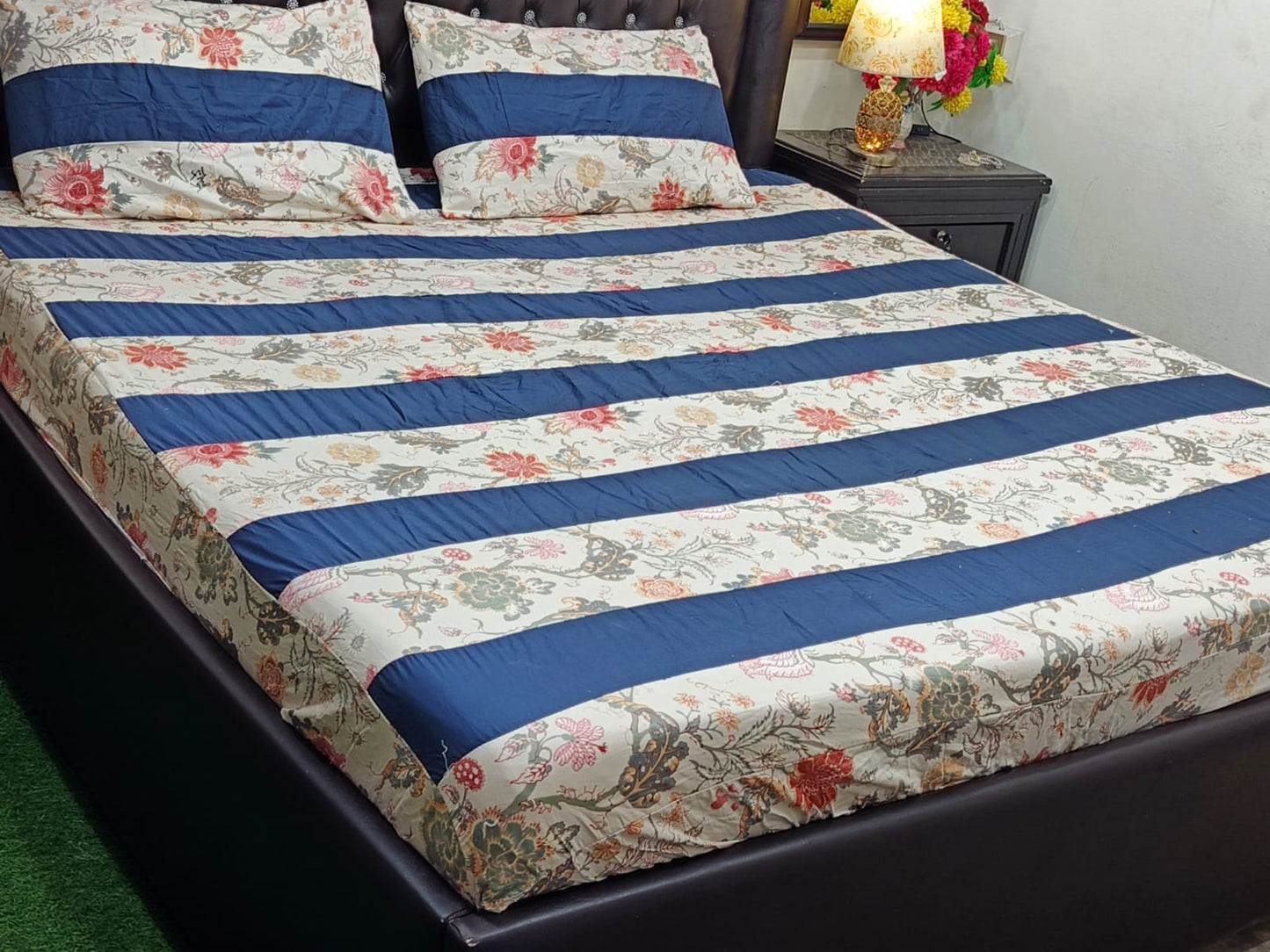🛏️ Pure Cotton Fitted Bedsheet