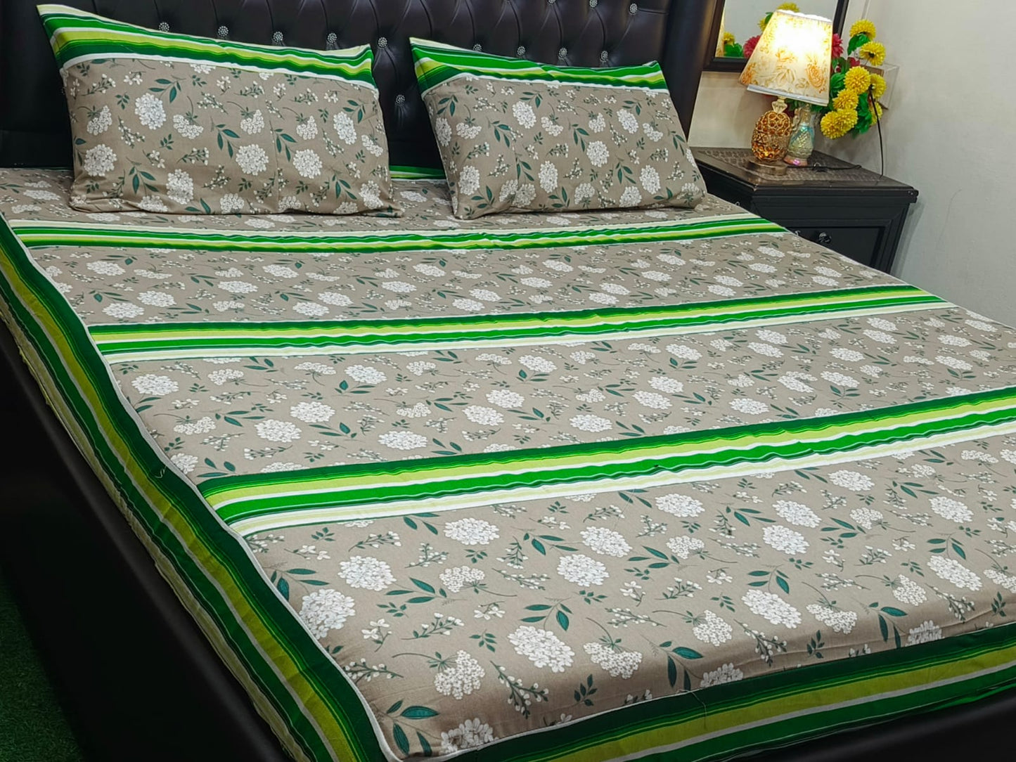 🛏️ Pure Cotton Fitted Bedsheet