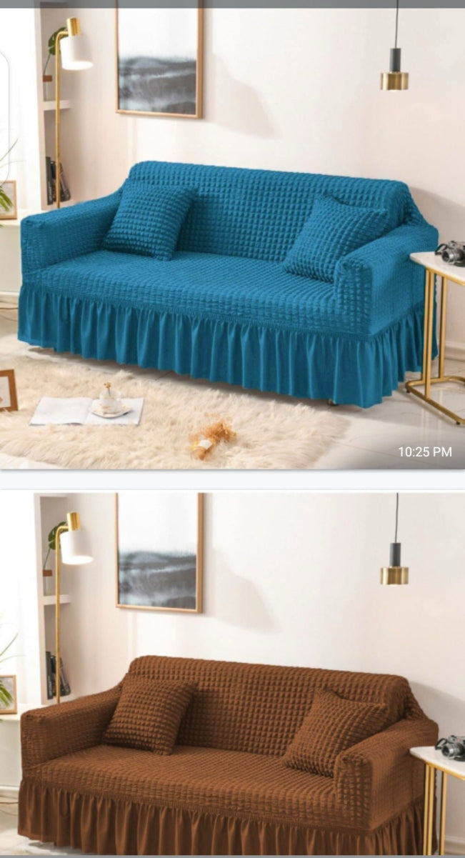 Allhamdullillah bubbles  sofa covers veriety you can customized any size and any numbers of sofa