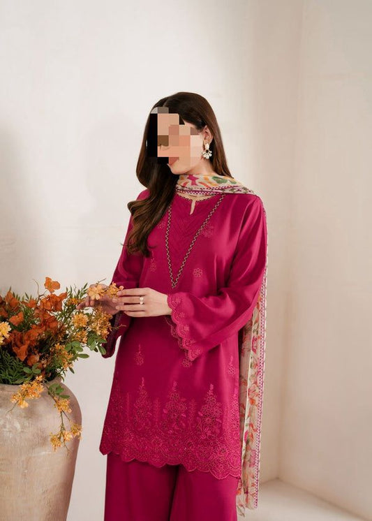 Dhanak 3pc unstitched dress Winter collection