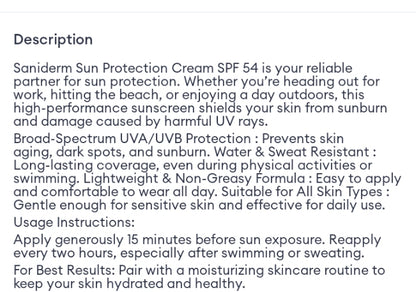Sunblock gel SPF 60+non oily water resistant protect from sunrays