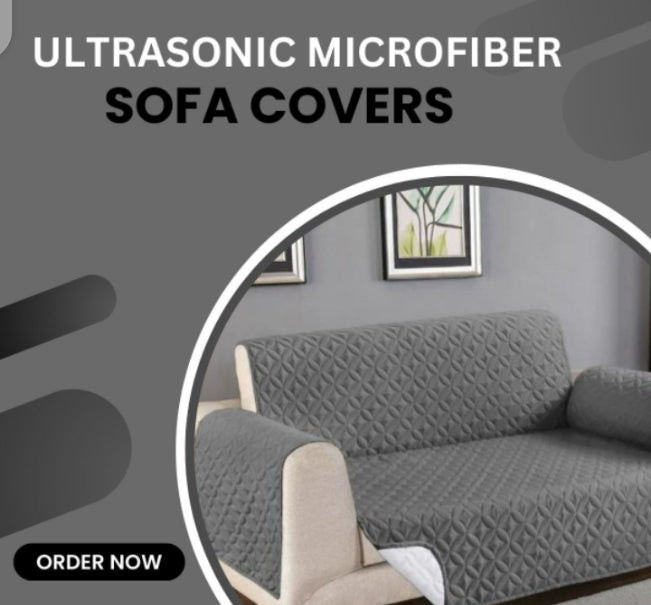 Ultrasonic microfiber sofa covers you can costumized own size 6 CLR available