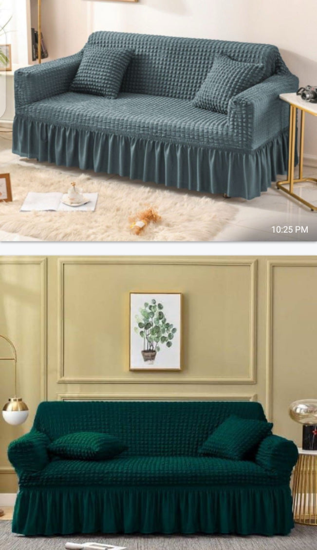 Allhamdullillah bubbles  sofa covers veriety you can customized any size and any numbers of sofa