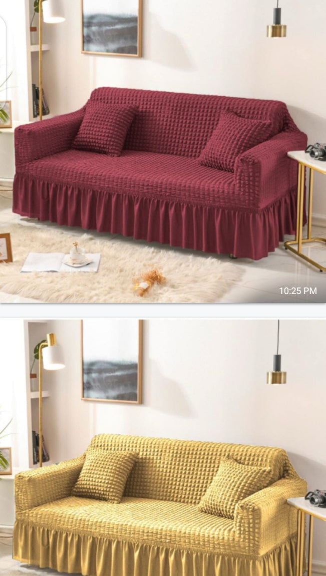 Allhamdullillah bubbles  sofa covers veriety you can customized any size and any numbers of sofa