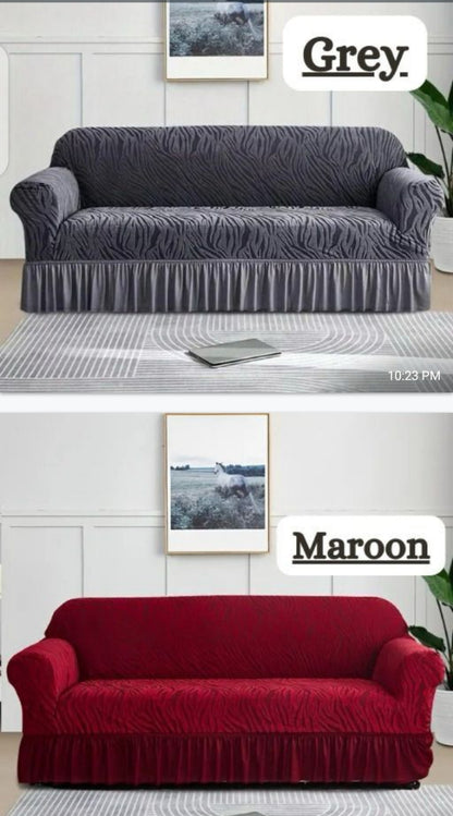 Velvet style jersey sofa covers order sofa covers on what's app