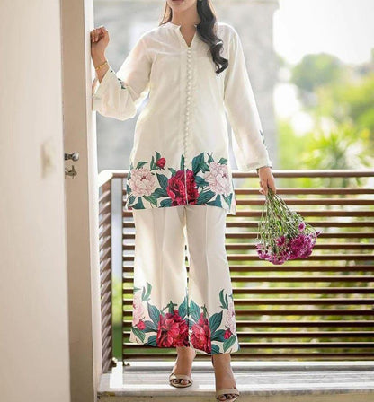 3pc unstitched dress shamooz silk